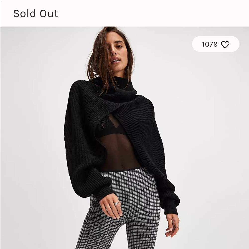 Free People Lena Turtlneck Bolero